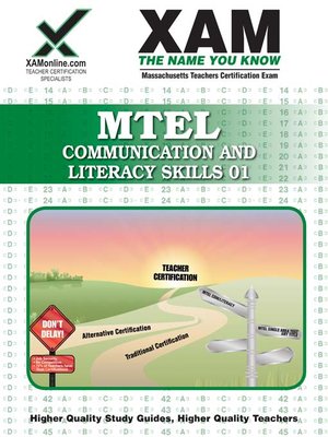 cover image of MTEL Communication and Literacy Skills 01
